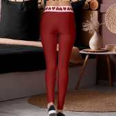 Be My Valentine Day Love Red Pink Personalize Gift Leggings