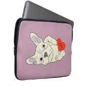 Be my Valentine, dog Laptopschutzhülle (Vorne Rechts)
