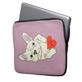 Be my Valentine, dog Laptopschutzhülle (Vorderseite Links)