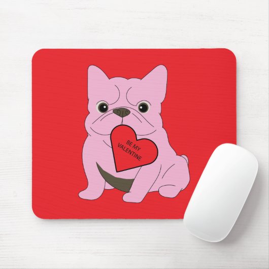 Be my Valentine, dog Mousepad (Mit Mouse)
