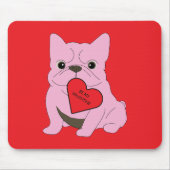 Be my Valentine, dog Mousepad (Vorne)