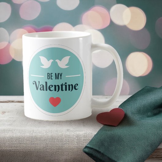 Be My Valentine Doves ID1086 Kaffeetasse