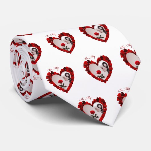 Be My Valentine ❤️ Krawatte (Gerollt)
