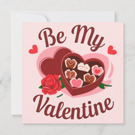 Be my valentine sweets feiertagskarte