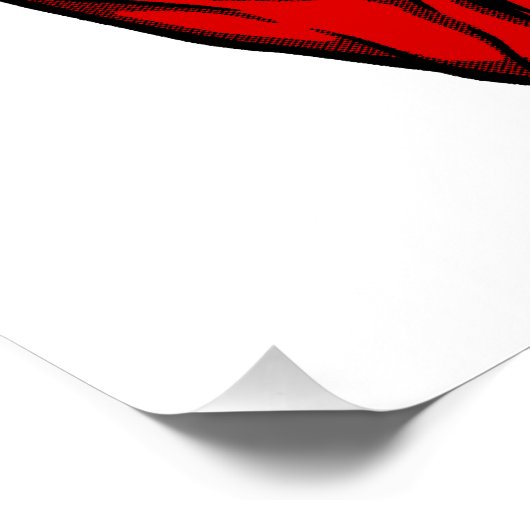 Be Naughty Save Santa Funny Christmas Poster (Ecke)