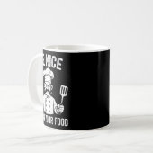 Be Nice I Cook Your Food Chef Culinary Chefs Cooks Kaffeetasse (Vorderseite Links)