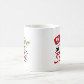 Be Nice Or I'll Tell Santa Kaffeetasse (Mittel)