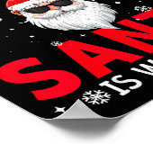 Be Nice To The Activity Istant Santa Is Watching X Poster (Ecke)