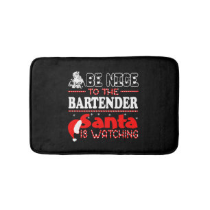 BE Nice To The Barkeeper Badematte