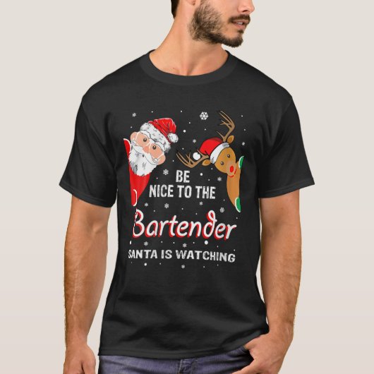 BE Nice To The Barkeeper T-Shirt (Vorderseite)