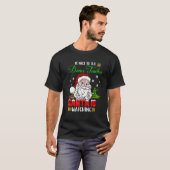 Be Nice To The Dance Teacher Santa Is Watching San T-Shirt (Vorne ganz)