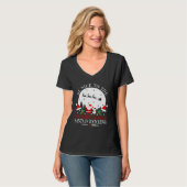 Be Nice To The Sanitation Engineer Santa Is Watchi T-Shirt (Vorderseite Vollansicht)