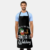 Be Nice To The Teacher, Santa Is Watching Schürze (Getragen)