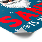 Be Nice To The Trauma Nurse Santa Is Watching Chri Poster (Ecke)