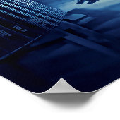 Be Nikola Tesla Poster (Ecke)