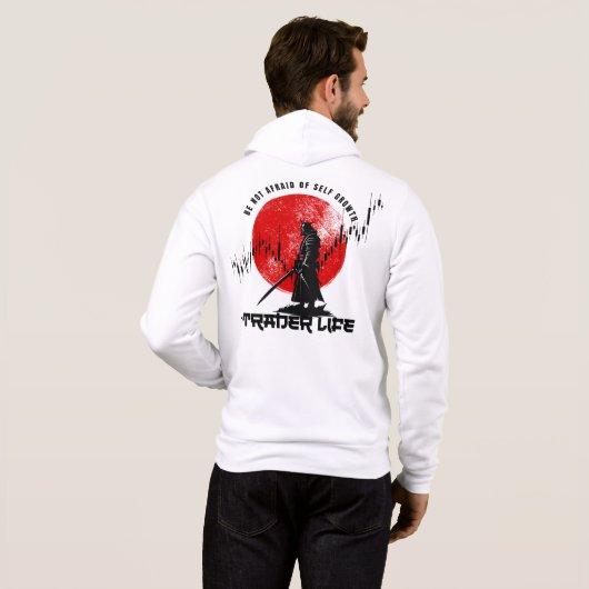 Be not afraid | Trade Motivation | Samurai Hoodie (Schwarz voll)
