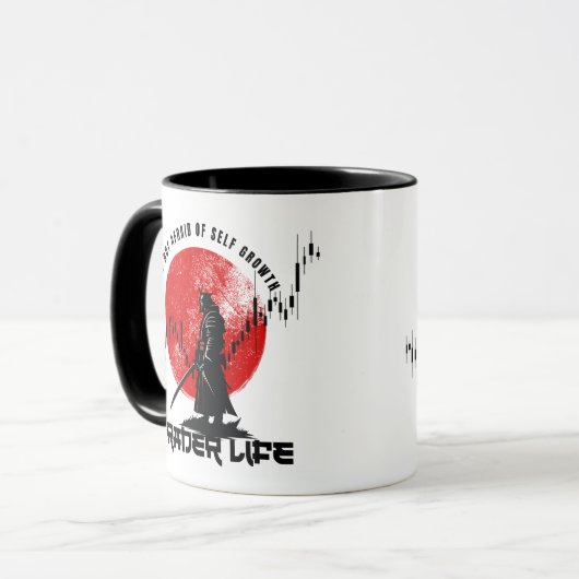 Be not afraid | Trade Motivation | Samurai Tasse (Vorderseite Links)