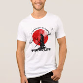 Be not afraid | Trade Motivation | Samurai Tri-Blend Shirt (Vorderseite)