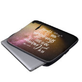 Be of Good Courage Nachthimmel - Psalm 31:24 Lapto Laptopschutzhülle (Vorne Knopf)