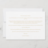 Be our Guest White Wedding Chic Floral Frame Photo Save The Date (Rückseite)