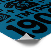 Be Patient Im From The 1900s Funny  Poster (Ecke)