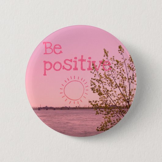 Be positiviert button (Vorderseite)