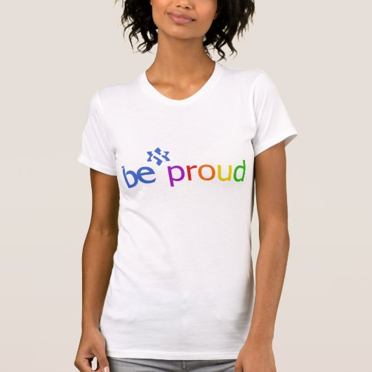BE_proud_rainbow Ausgabe 1 mit Seiten versehen T-Shirt (Vorderseite)