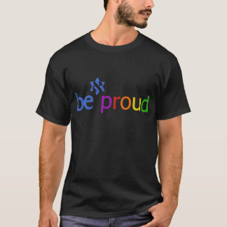 BE_proud_rainbow Ausgabe 2 mit Seiten versehen T-Shirt