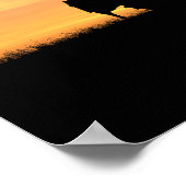 Be real. Be raw. Be you. Inspirational Poster (Ecke)