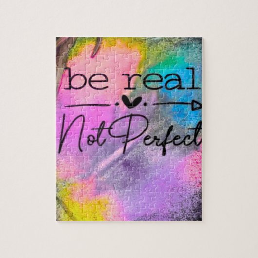 Be Real Not Perfect Puzzle (Vertikal)