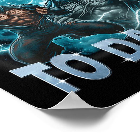 Be Respectful To Daddy Alpha Wolf Werewolf Meme Fu Poster (Ecke)