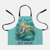 "Be Salty - Add Water" von Babe Monet Art Schürze (Vorderseite)