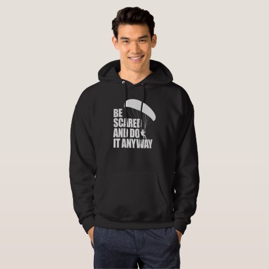 Be Scared And Do It Anyway Women Paraglider Adven Hoodie (Vorne ganz)