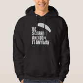 Be Scared And Do It Anyway  Women Paraglider Adven Hoodie (Vorderseite)