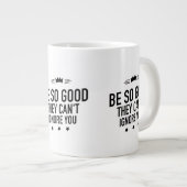 Be so good black Jumbo-Tasse (Vorderseite Rechts)