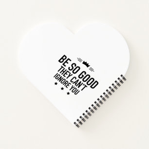 Be so good black notizblock