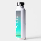 Be Still And Know | Modern Sarasota Personalized Trinkflasche (Links)