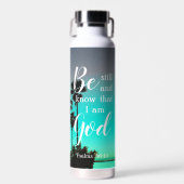 Be Still And Know | Modern Sarasota Personalized Trinkflasche (Vorne)