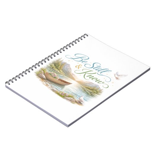 Be still and know notizblock (Linke Seite)