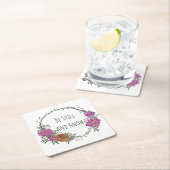Be Still and Know Plastic Coasters Rechteckiger Pappuntersetzer (Vor Ort)