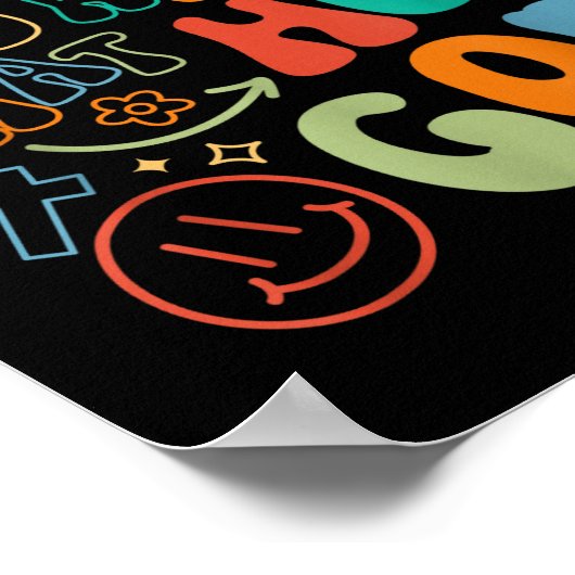 Be Still And Know Psalm Verse Insrational Christia Poster (Ecke)