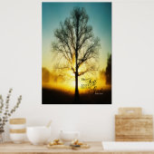 Be still and know that I am God Poster (Küche)