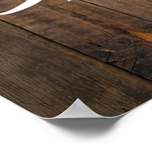 Be Still and Know That I’m God Poster (Ecke)