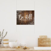 Be Still and Know That I’m God Poster (Küche)