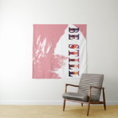 Be Still Christian Minimalist Wandteppich (Beispiel (Horizontal))