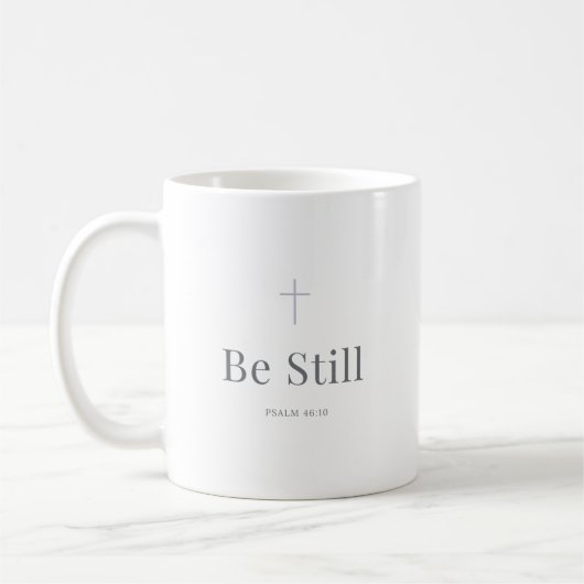 Be Still Christian Mug – Psalm 46:10 Scripture Kaffeetasse (Links)