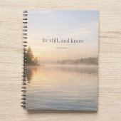Be Still Christian Notebook Psalm 46:10 Scripture Notizblock