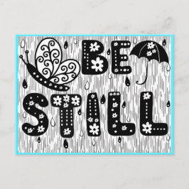 Be Still Coloring Postcard Postkarte