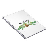 Be Still Inspirational Olive Branch Faith Notebook Notizblock (Rechte Seite)