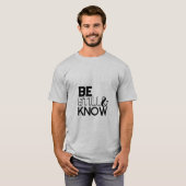 "Be still & know"-T - Shirt für Männer (Vorne ganz)